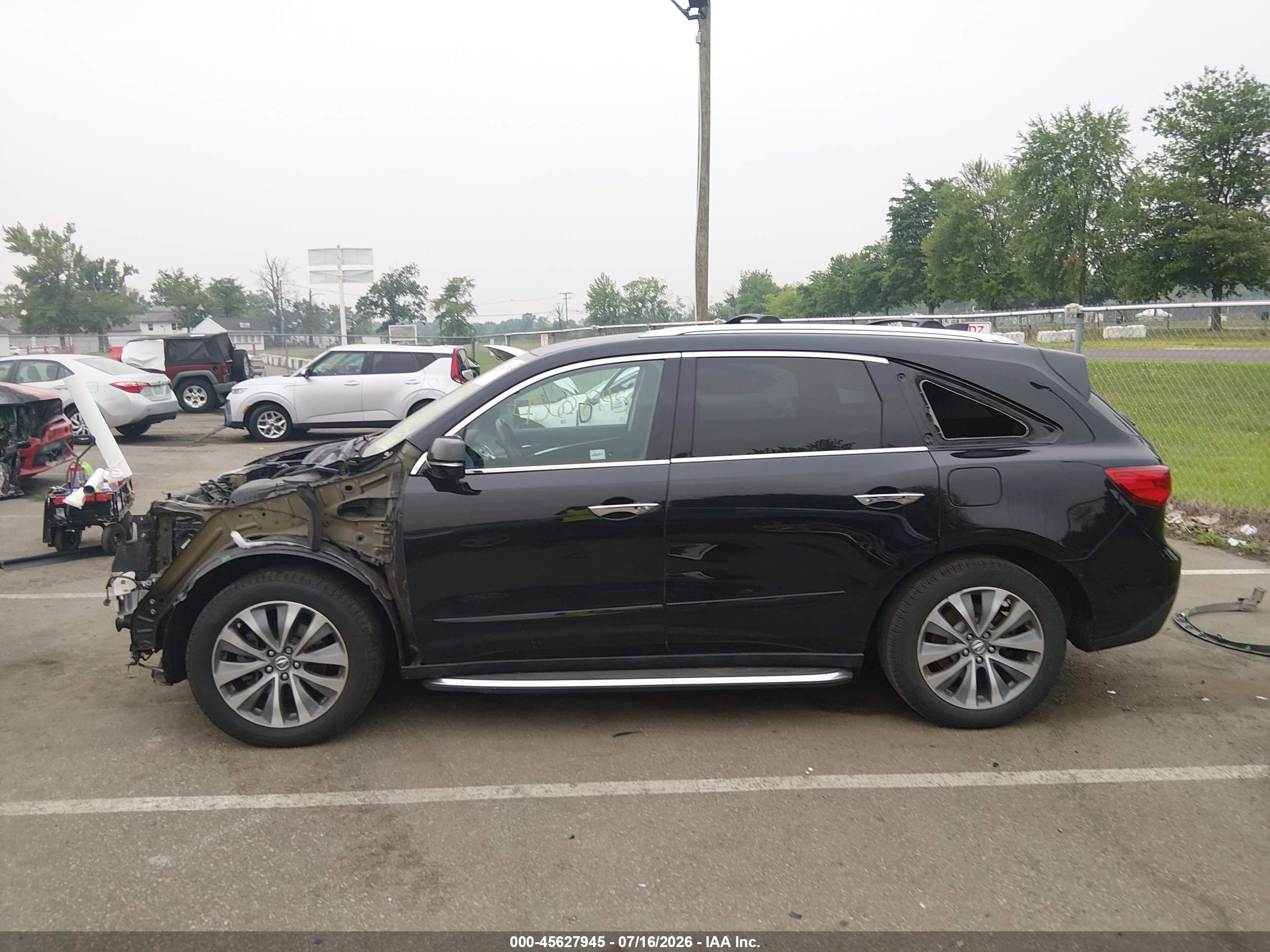 2016 ACURA MDX SH-AWD w/Tech pkg & RES