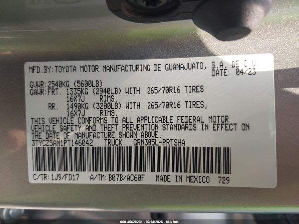 2023 TOYOTA TACOMA TRD OFF ROAD