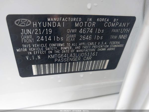 2020 GENESIS G70 2.0T RWD