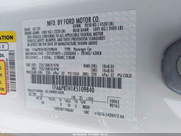2024 FORD MUSTANG