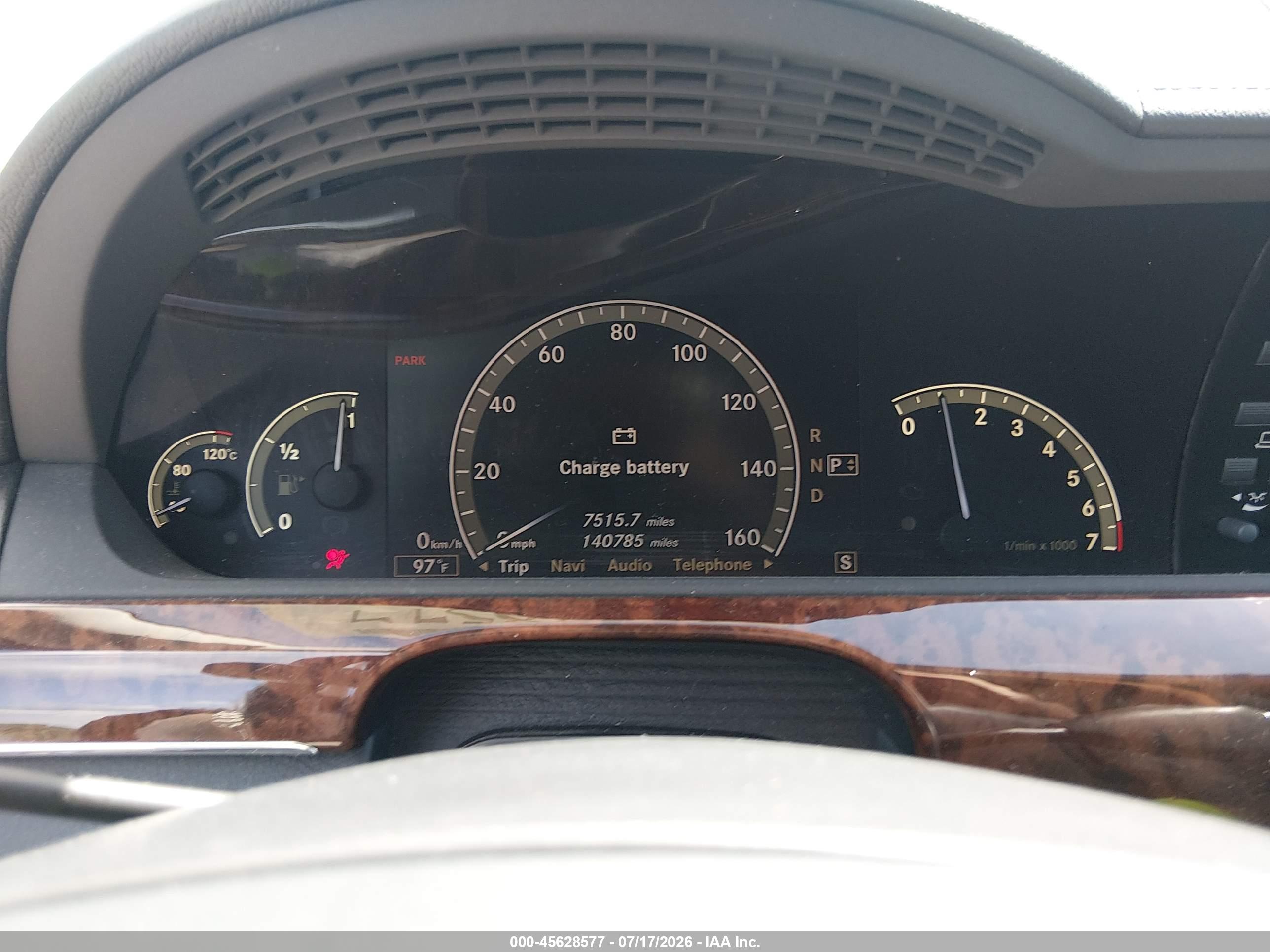 2009 MERCEDES-BENZ S 550 S550 4-MATIC