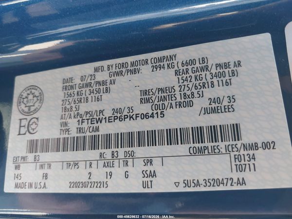 2023 FORD F-150 XLT