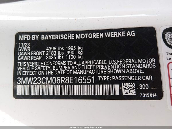 2024 BMW 230I — I9