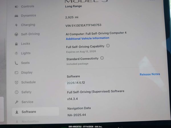 2026 TESLA MODEL 3
