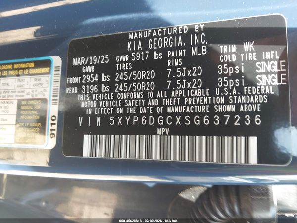 2025 KIA TELLURIDE S