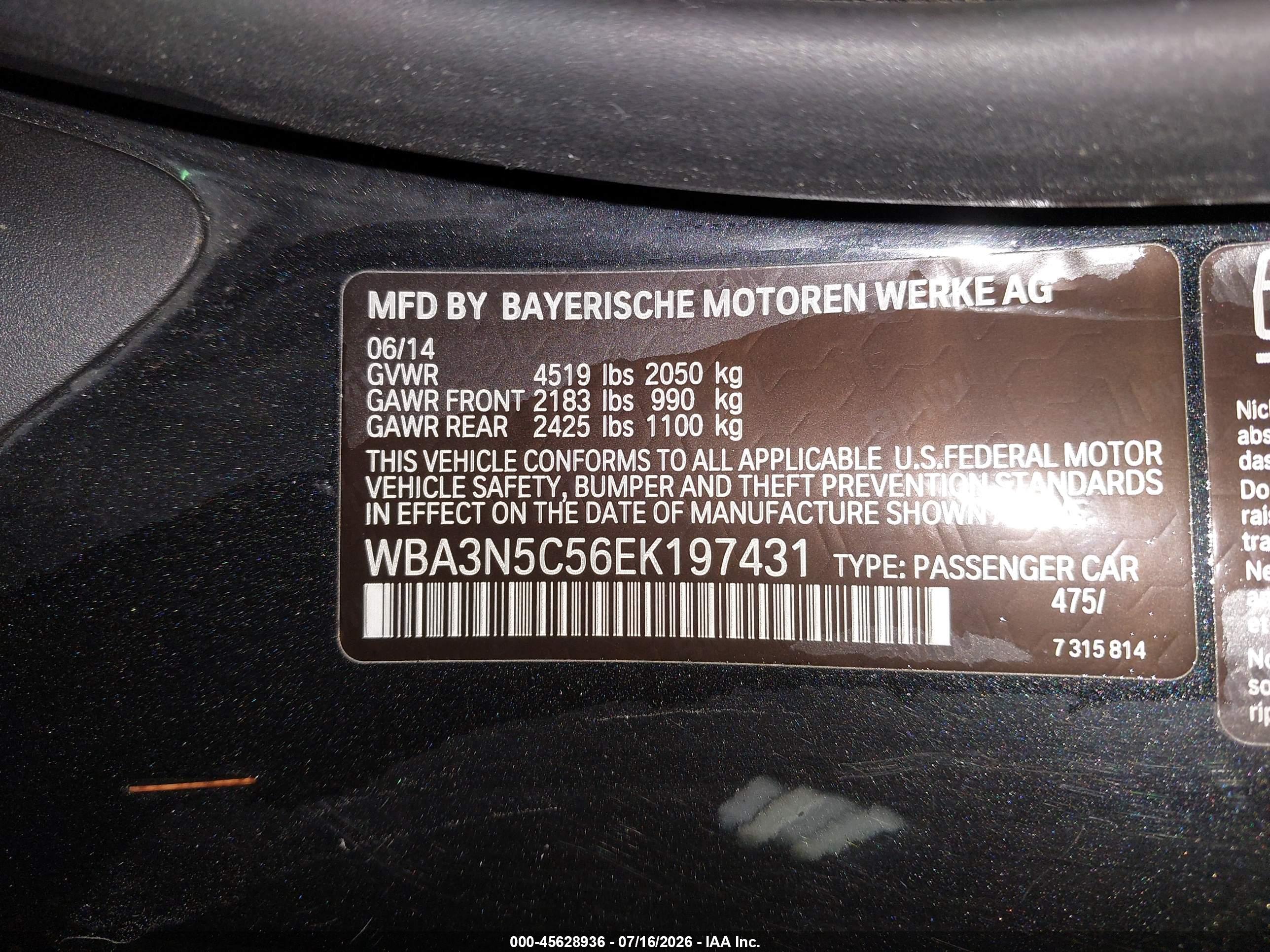 2014 BMW 428I XDRIVE