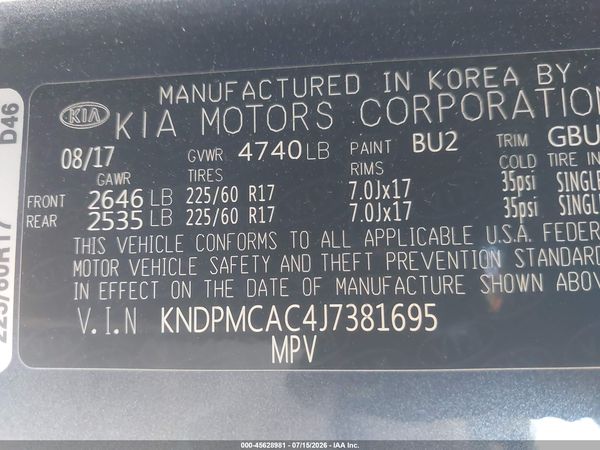 2018 KIA SPORTAGE LX