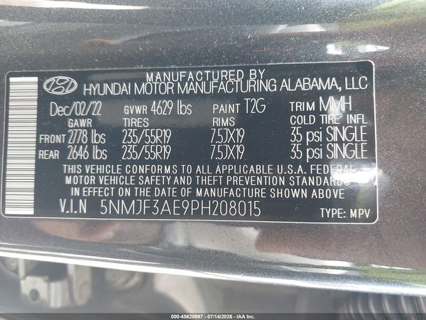 2023 HYUNDAI TUCSON SEL