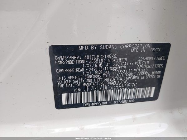 2024 SUBARU CROSSTREK PREMIUM
