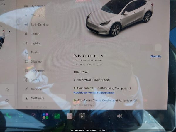 2021 TESLA MODEL Y