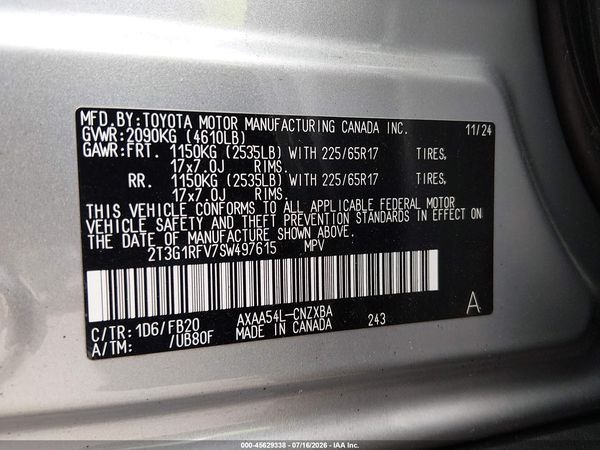 2025 TOYOTA RAV4 LE