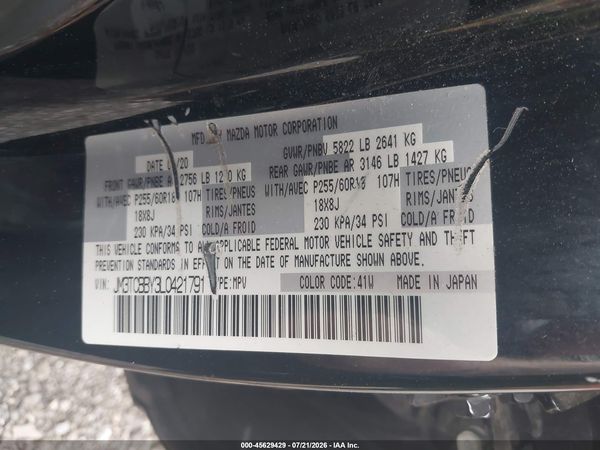 2020 MAZDA CX-9 SPORT