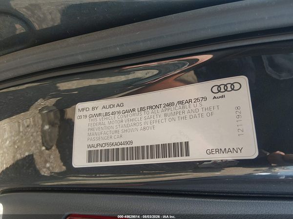 2019 AUDI A5 45 PREMIUM