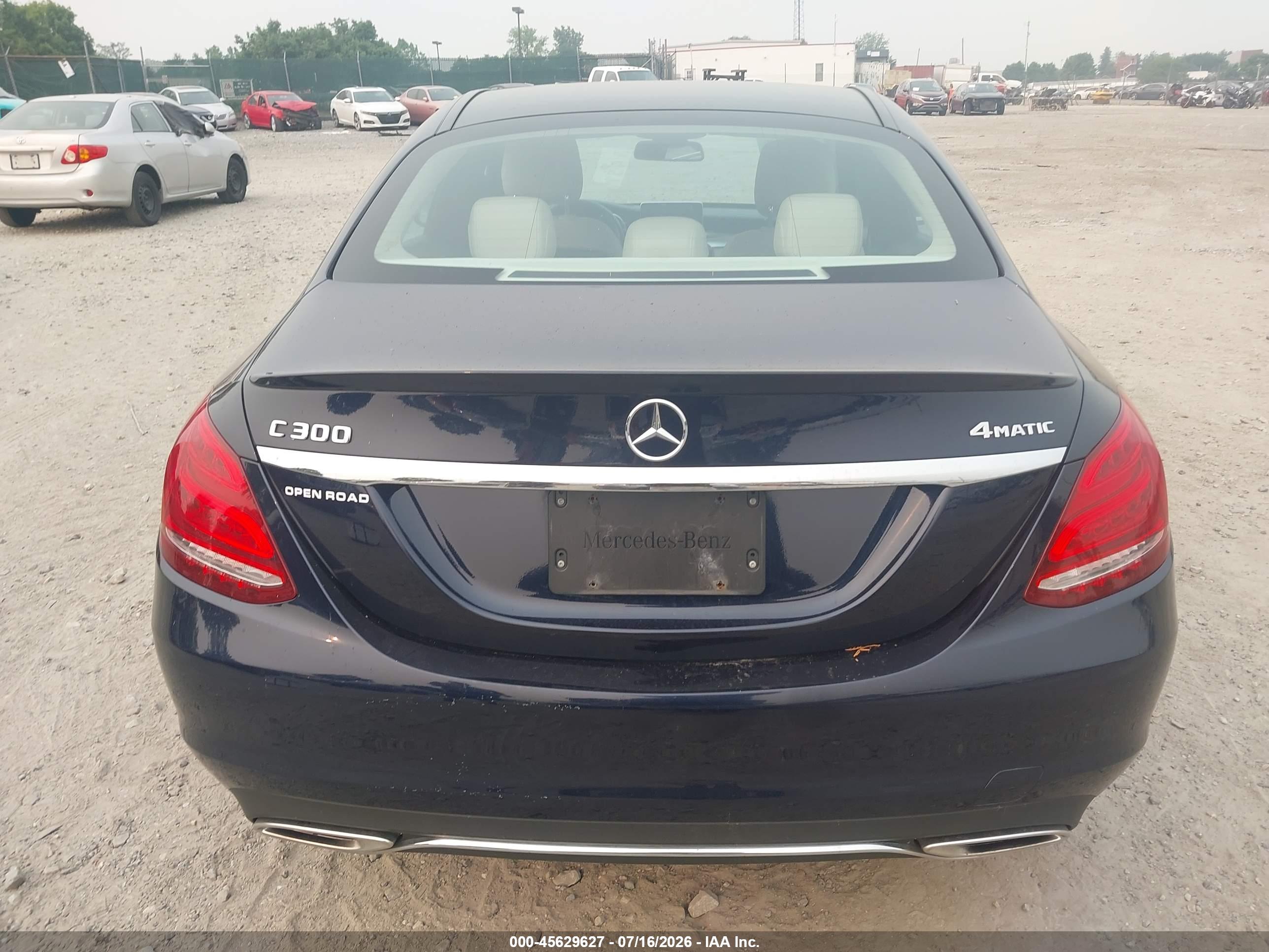 2018 MERCEDES-BENZ C 300 4MATIC