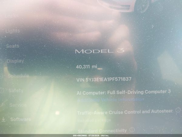 2023 TESLA MODEL 3 REAR-WHEEL DRIVE
