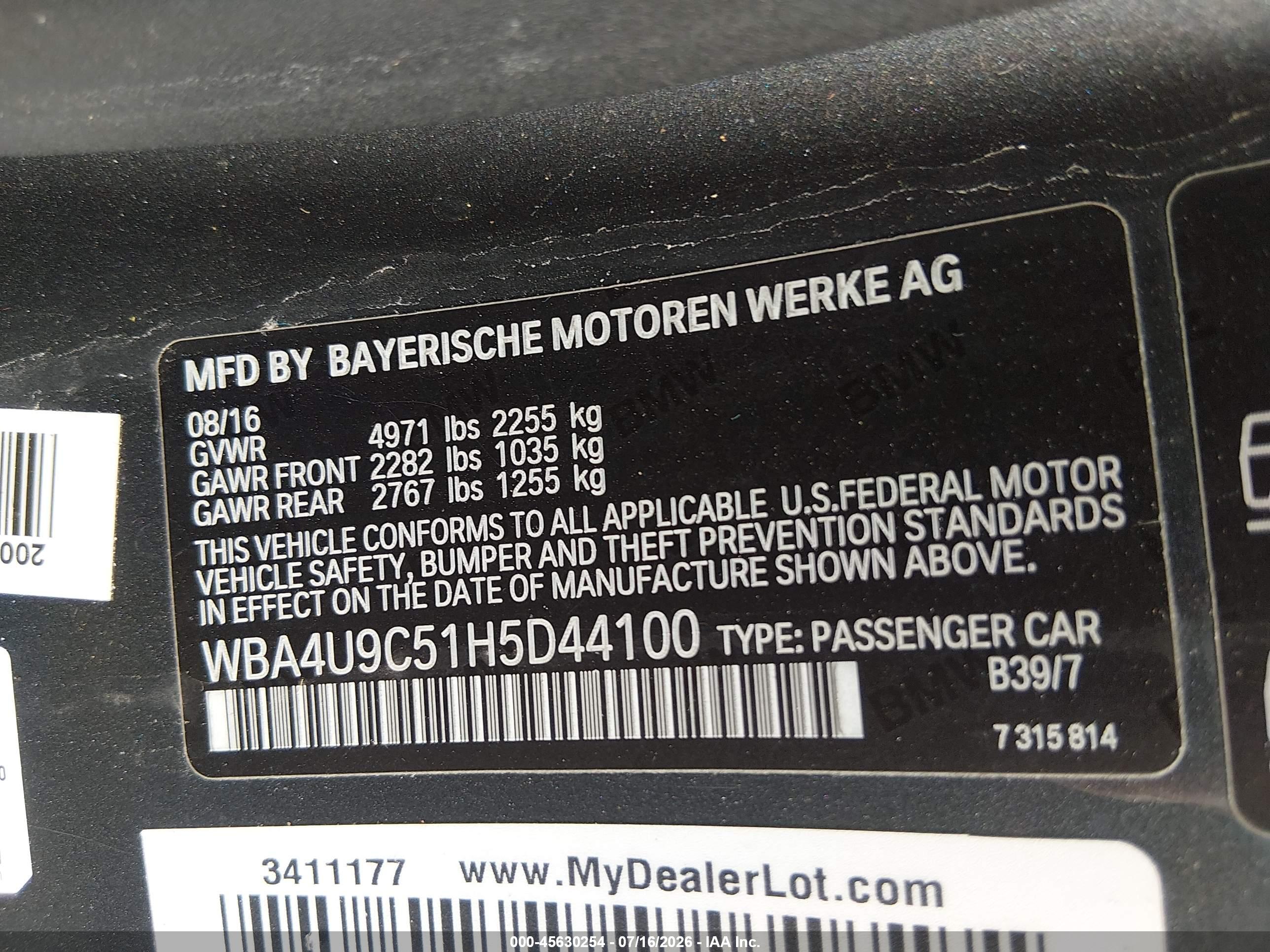 2017 BMW 430I XDRIVE