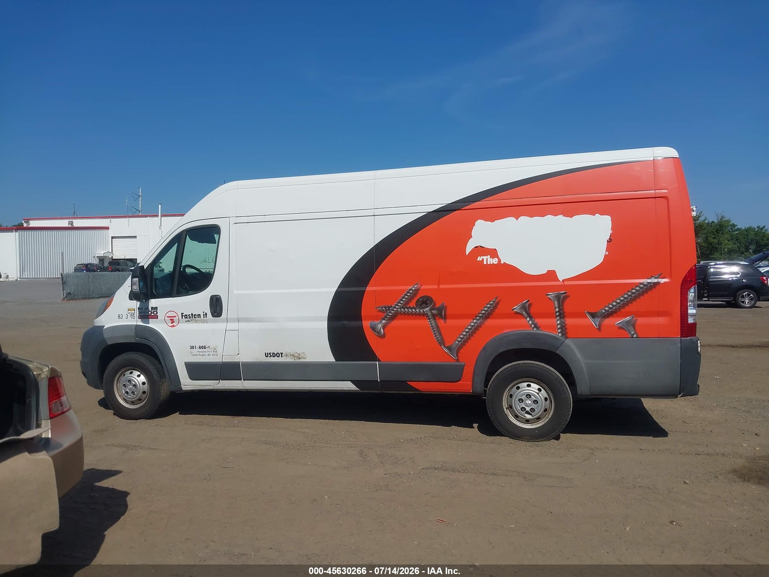 2017 RAM PROMASTER 3500