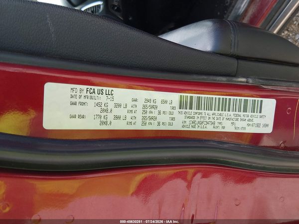 2015 DODGE DURANGO SXT