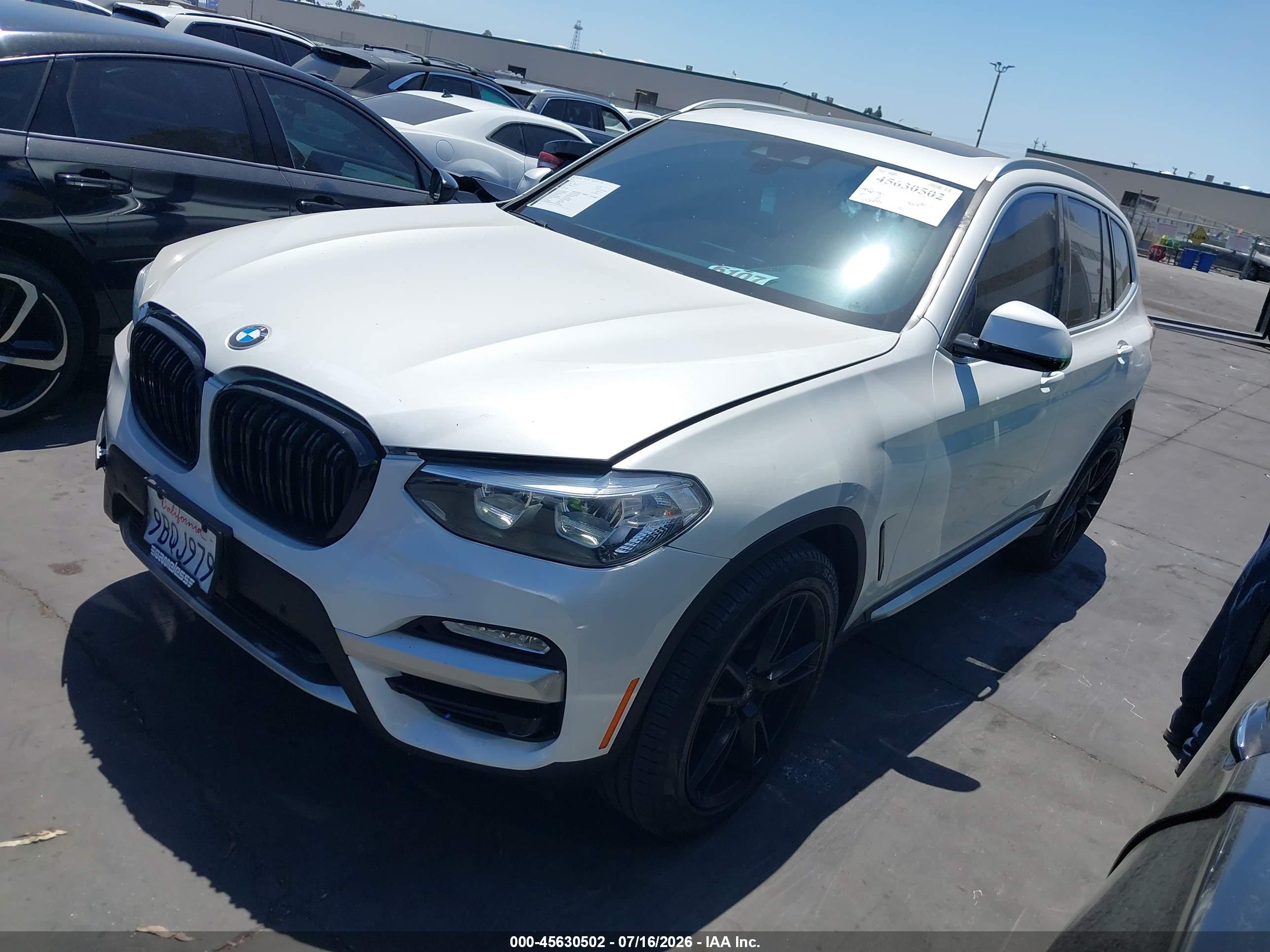 2019 BMW X3 SDRIVE30I