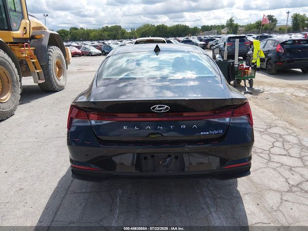 2023 HYUNDAI ELANTRA HYBRID BLUE