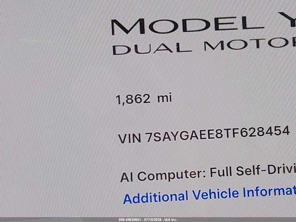 2026 TESLA MODEL Y