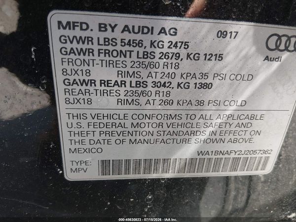 2018 AUDI Q5