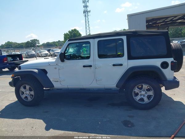 2019 JEEP WRANGLER UNLIMITED SPORT S 4X4