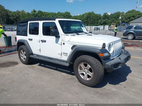 2019 JEEP WRANGLER UNLIMITED SPORT S 4X4