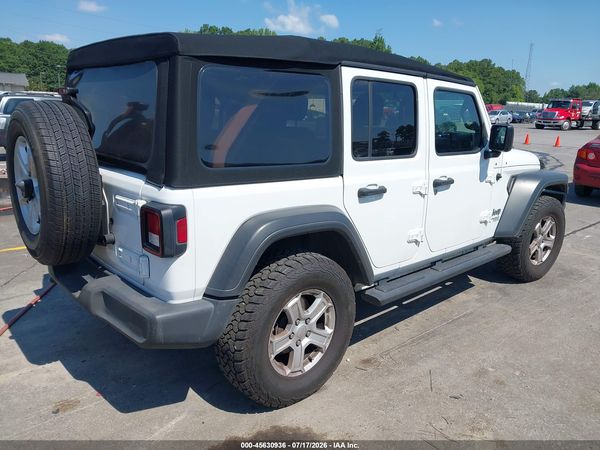 2019 JEEP WRANGLER UNLIMITED SPORT S 4X4