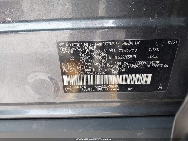 2021 TOYOTA RAV4 XLE PREMIUM