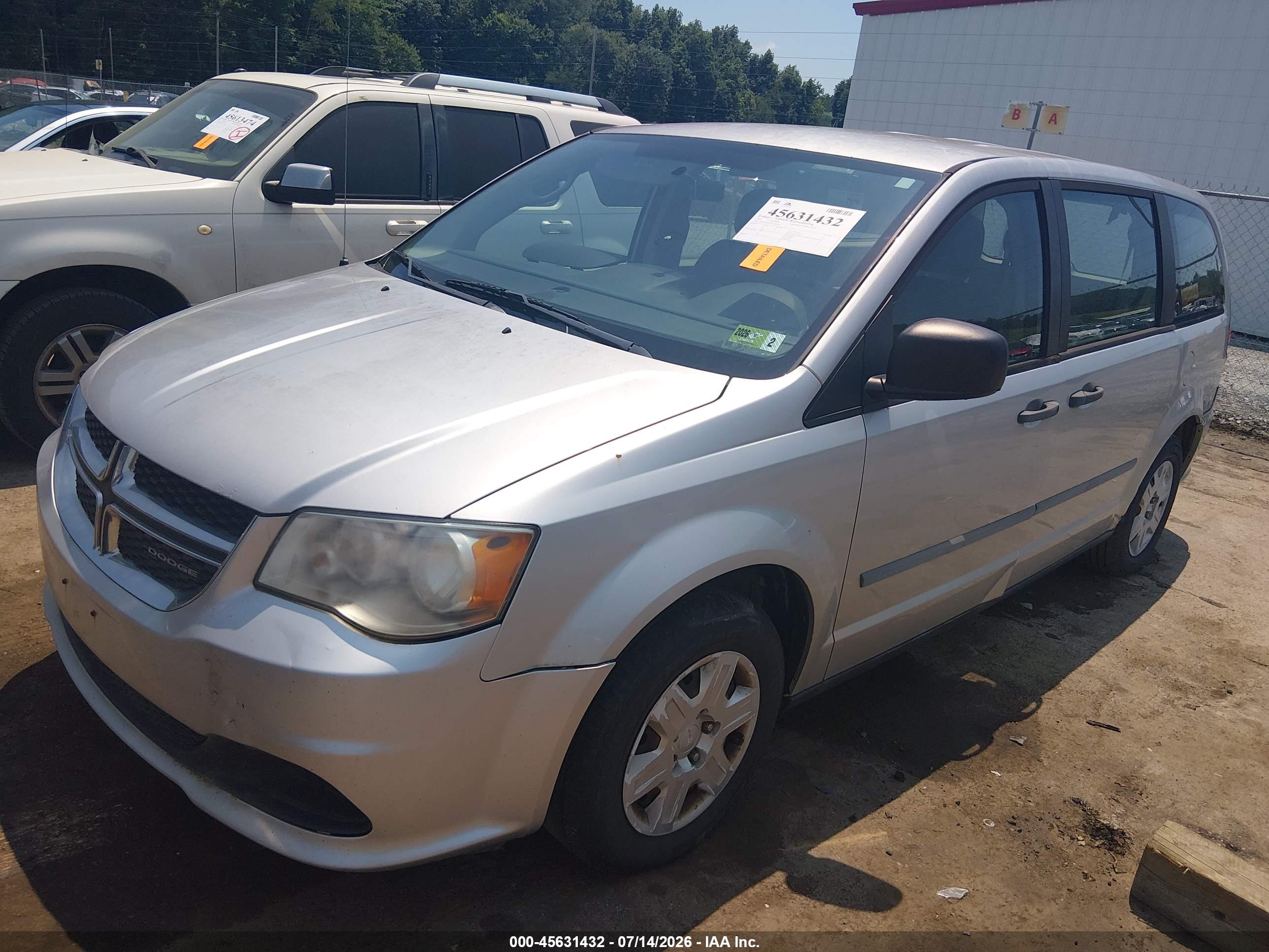 2012 DODGE GRAND CARAVAN SE/AVP