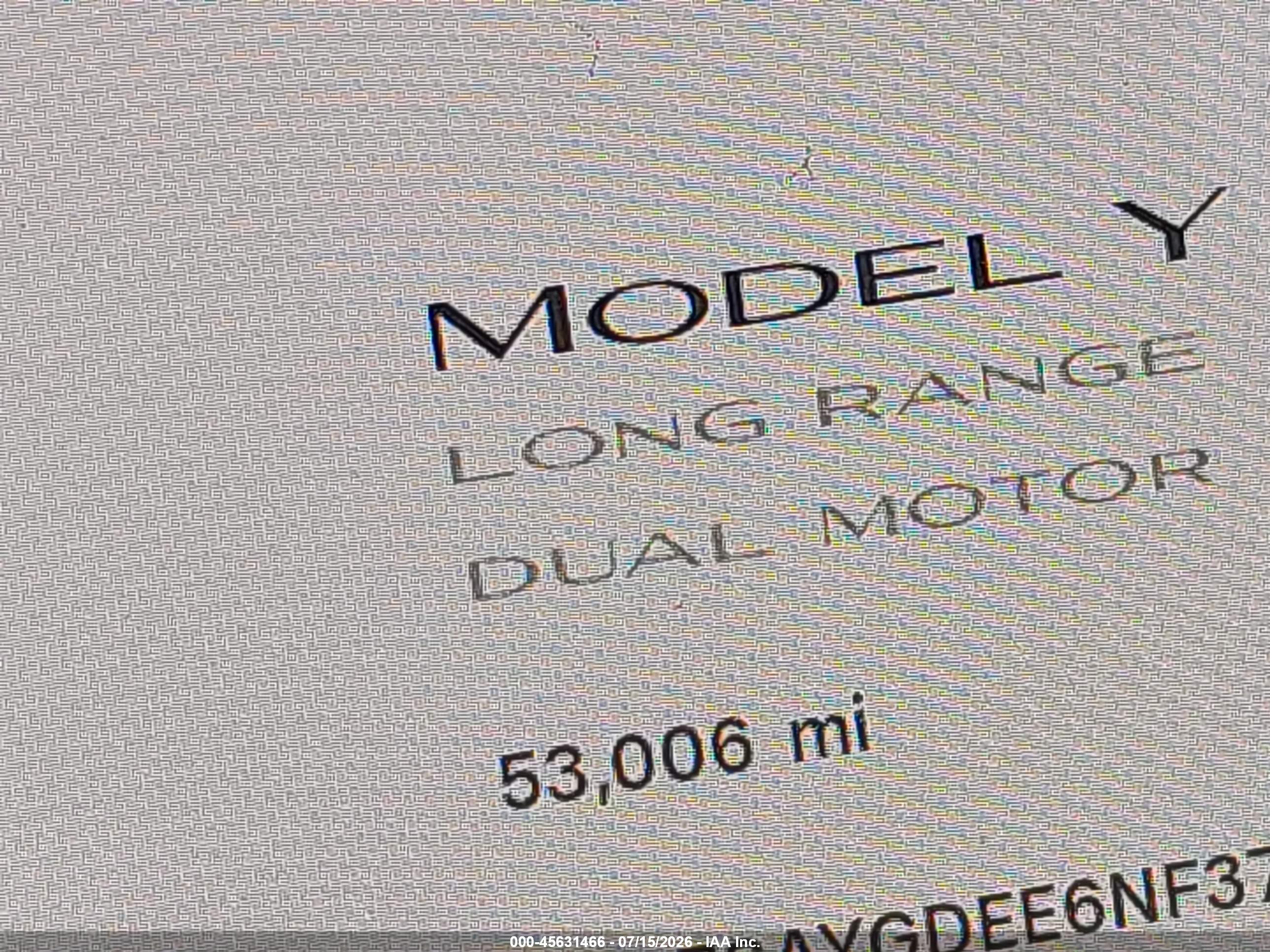 2022 TESLA MODEL Y