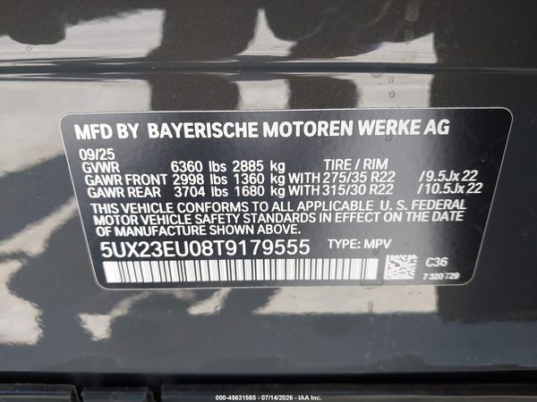 2026 BMW X5 XDRIVE40I