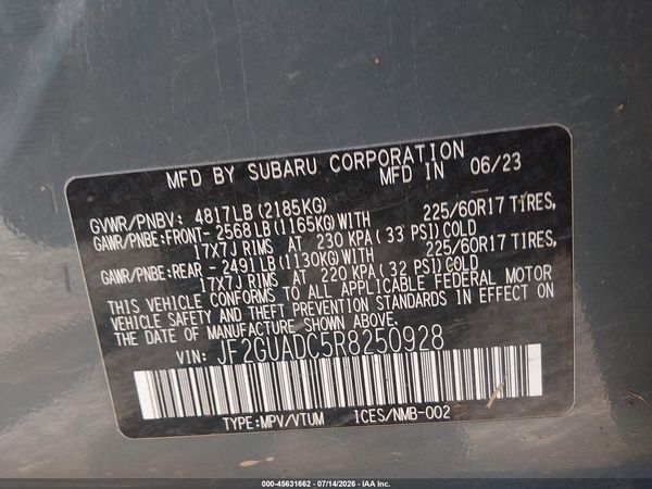 2024 SUBARU CROSSTREK PREMIUM