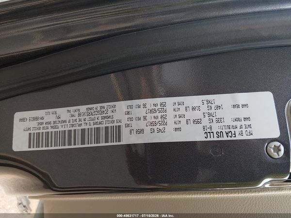 2019 DODGE GRAND CARAVAN SXT — I9