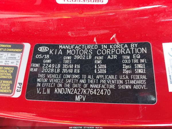 2019 KIA SOUL Base