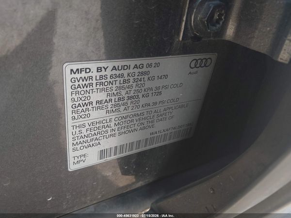 2020 AUDI Q7
