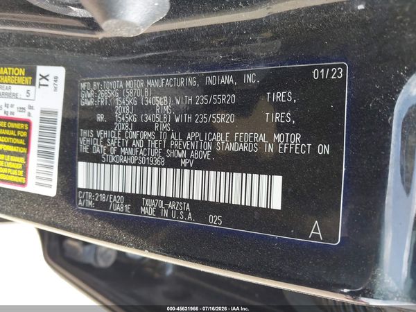 2023 TOYOTA HIGHLANDER XSE