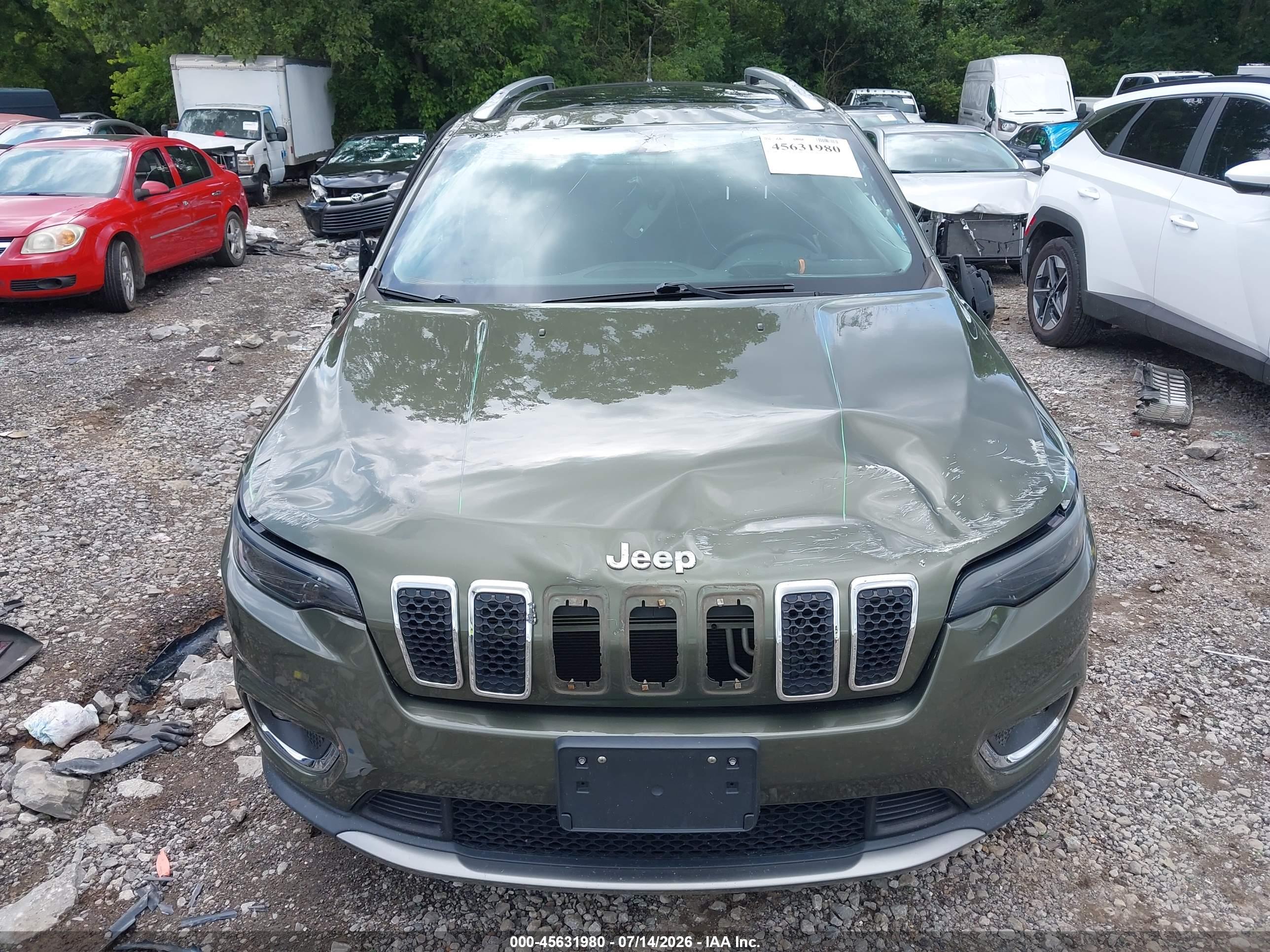 2019 JEEP CHEROKEE LIMITED 4X4