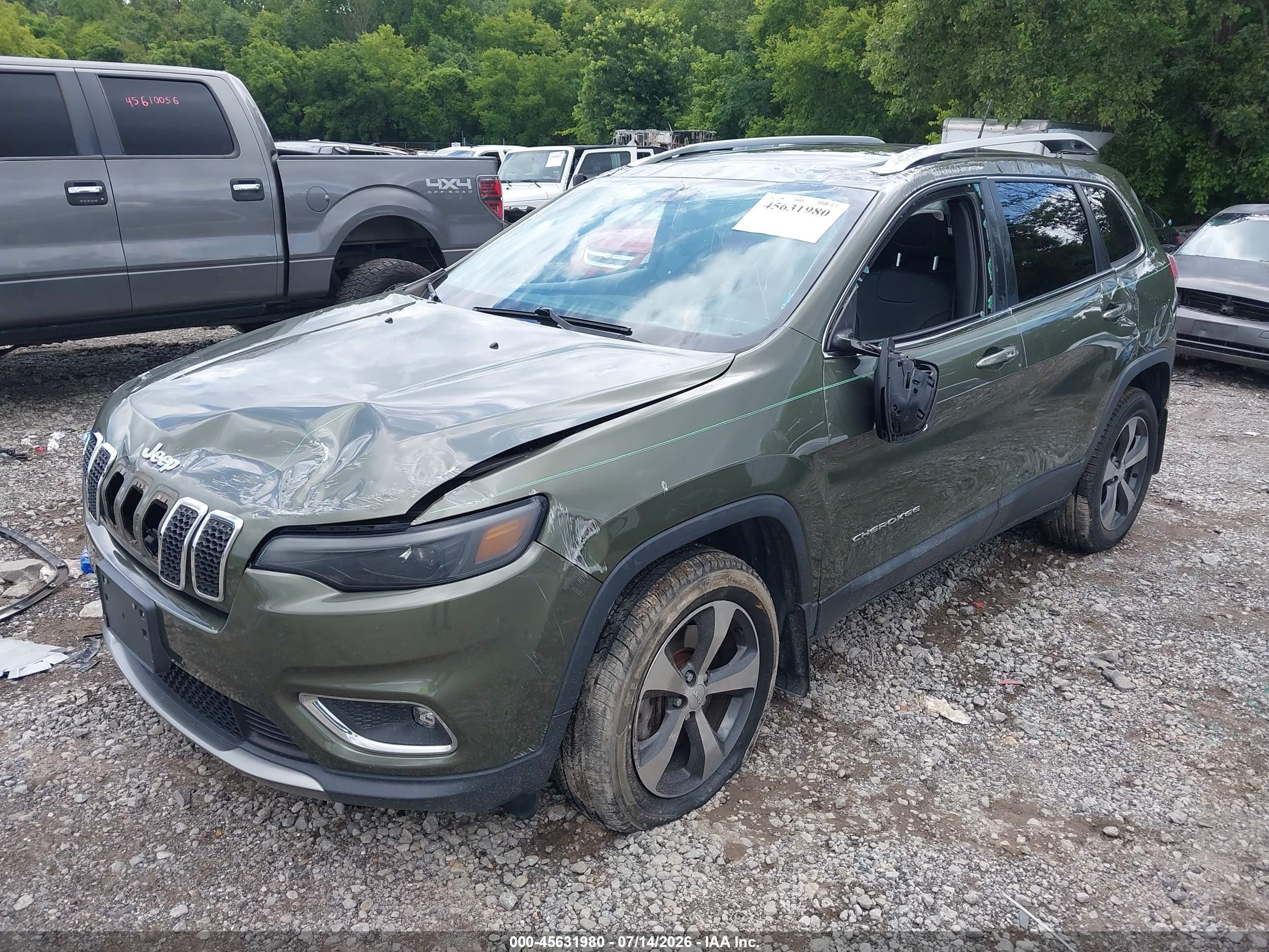 2019 JEEP CHEROKEE LIMITED 4X4