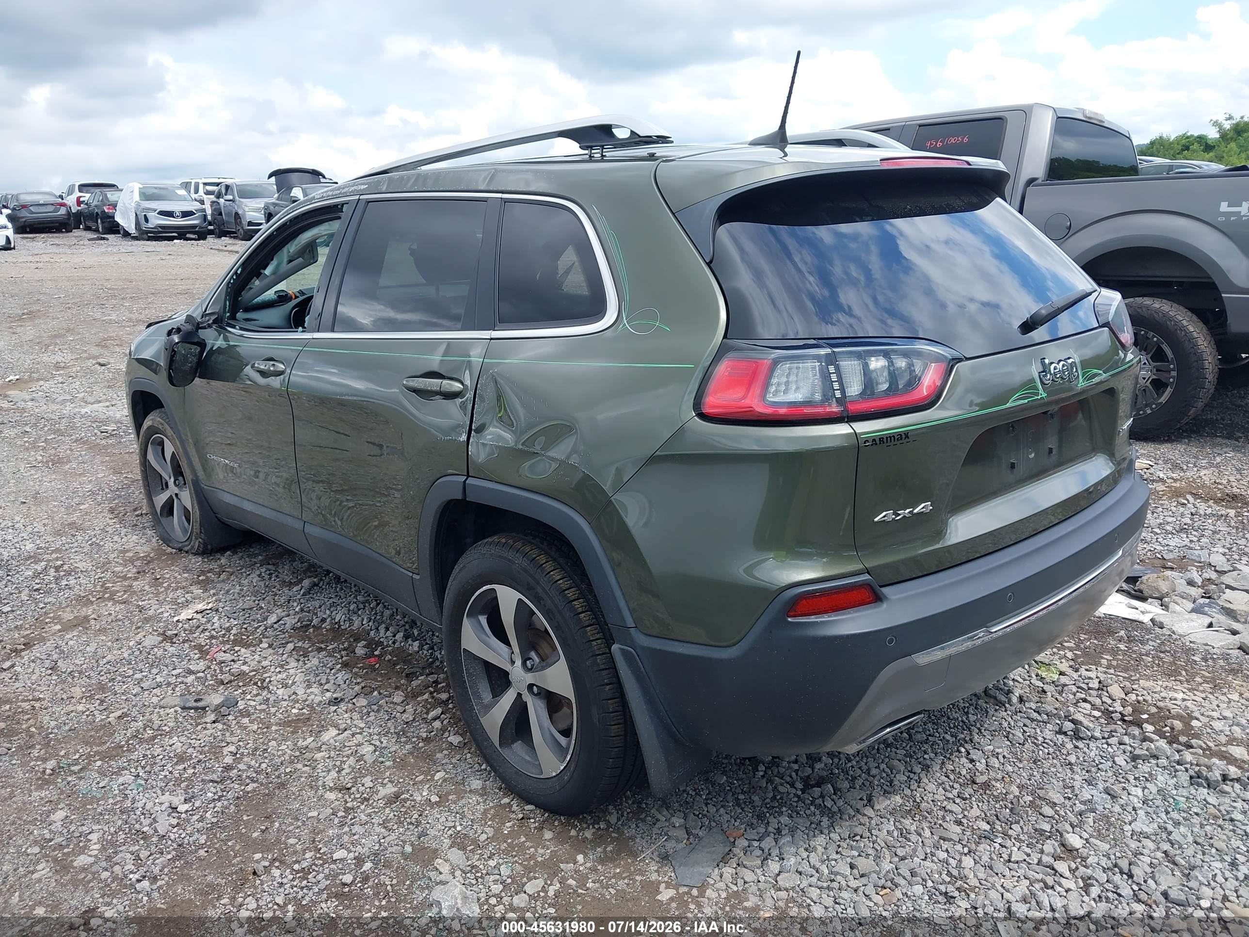 2019 JEEP CHEROKEE LIMITED 4X4