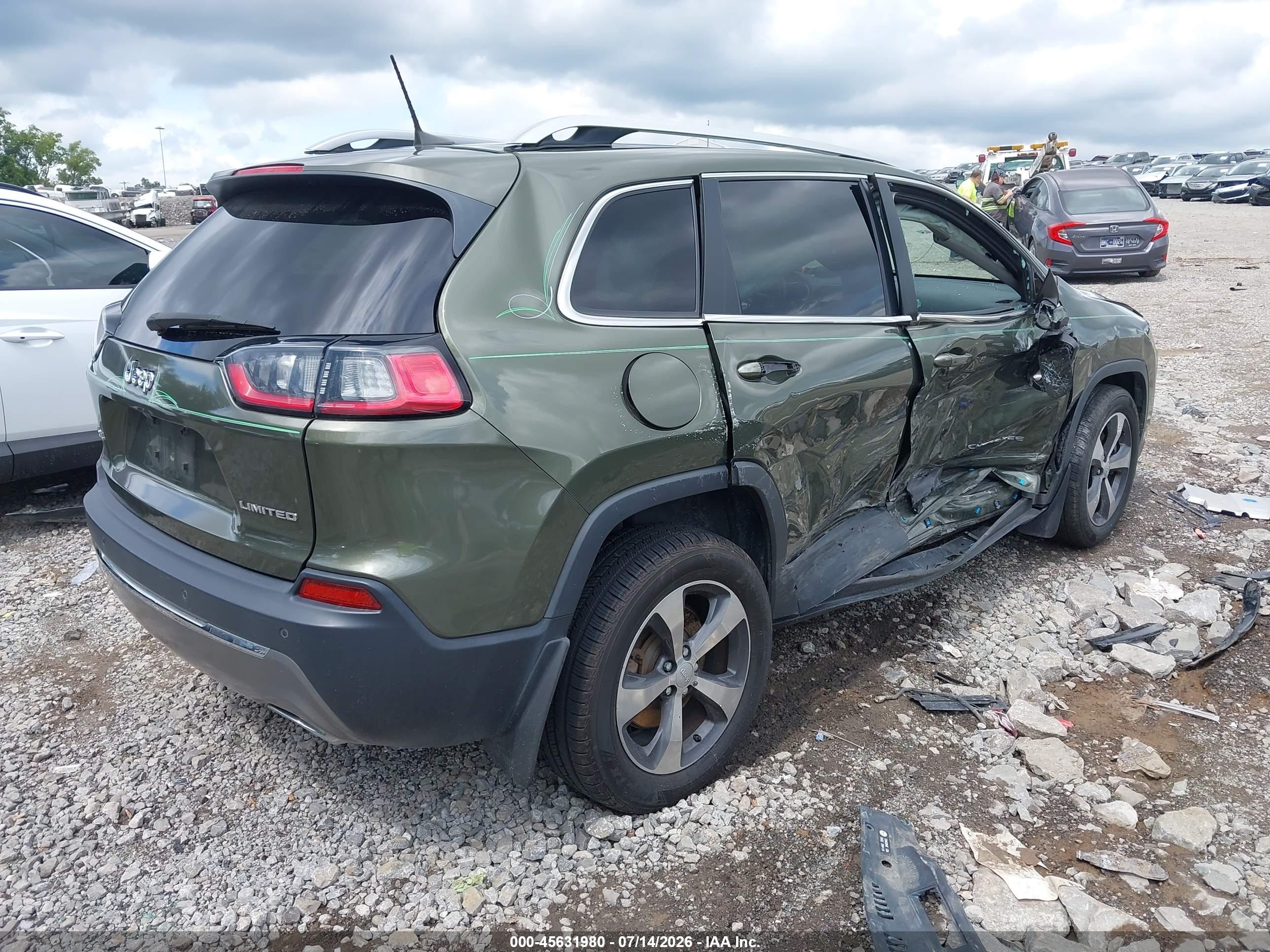 2019 JEEP CHEROKEE LIMITED 4X4