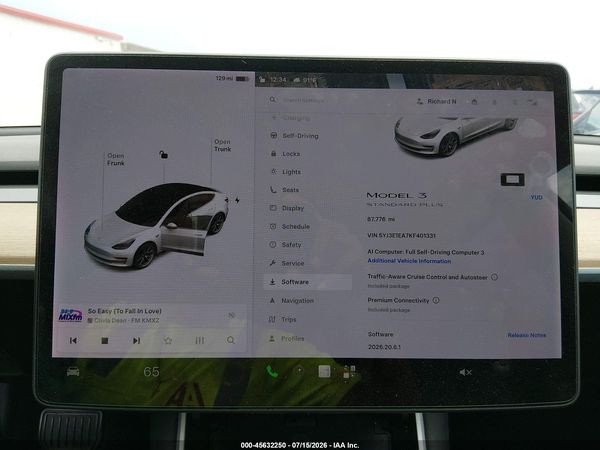 2019 TESLA MODEL 3