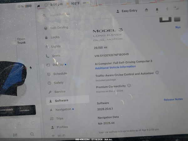 2022 TESLA MODEL 3