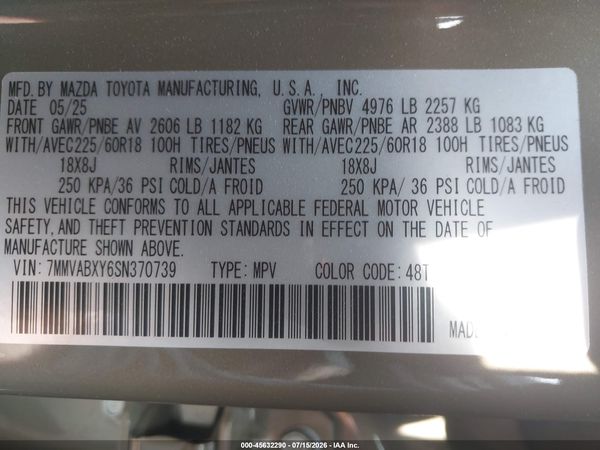 2025 MAZDA CX-50
