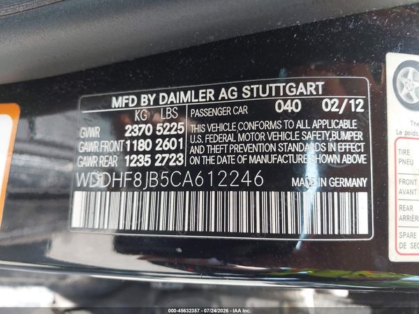 2012 MERCEDES-BENZ E 350 4MATIC