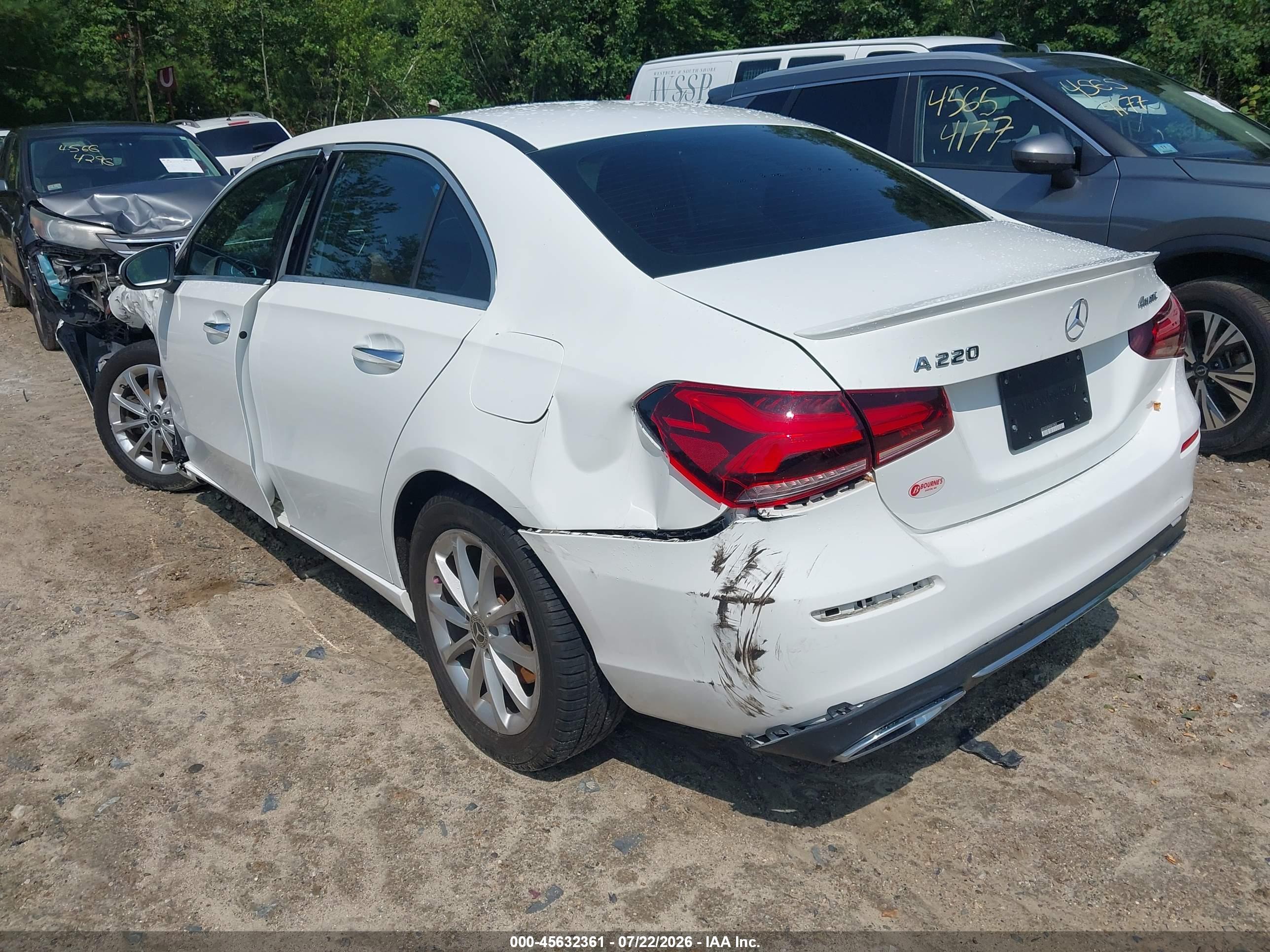 2019 MERCEDES-BENZ A 220 4MATIC