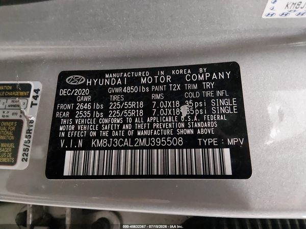 2021 HYUNDAI TUCSON LIMITED