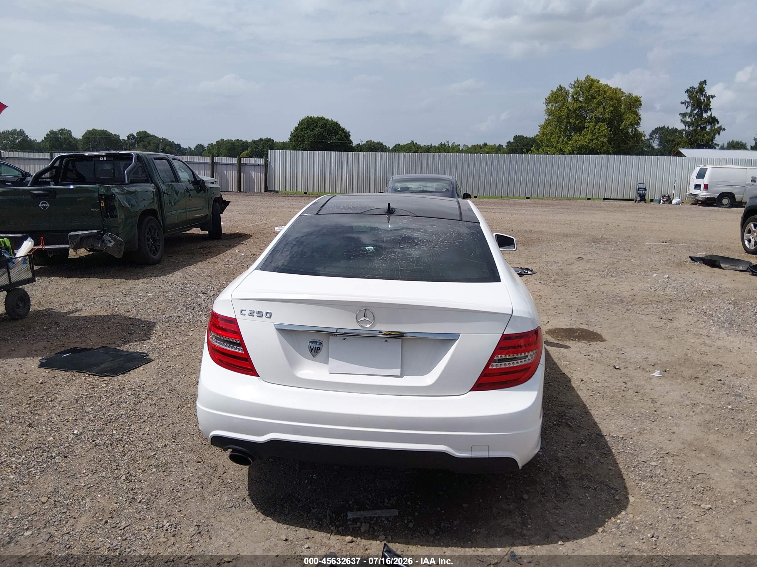 2013 MERCEDES-BENZ C 250 C250