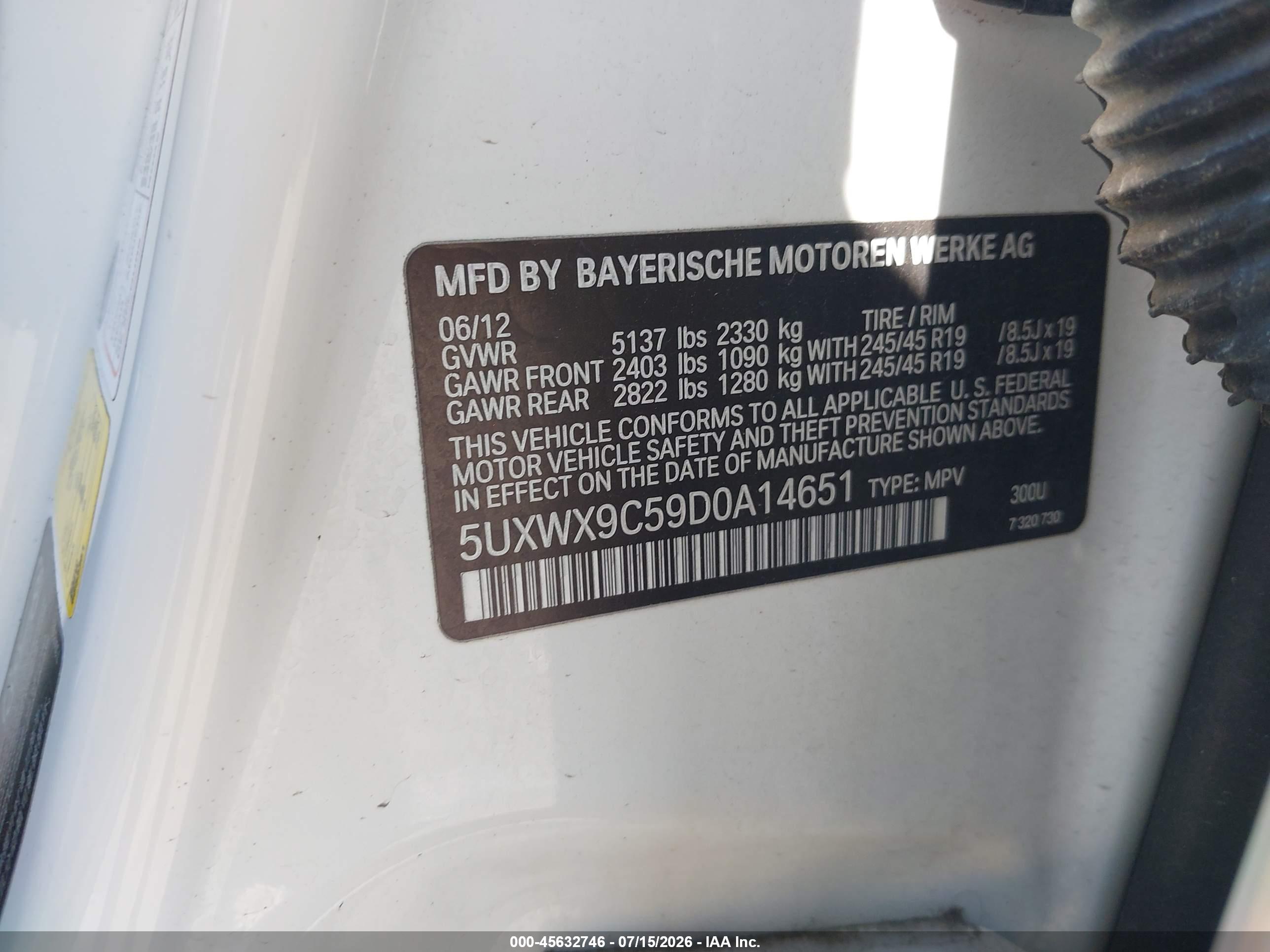 2013 BMW X3 XDRIVE28I